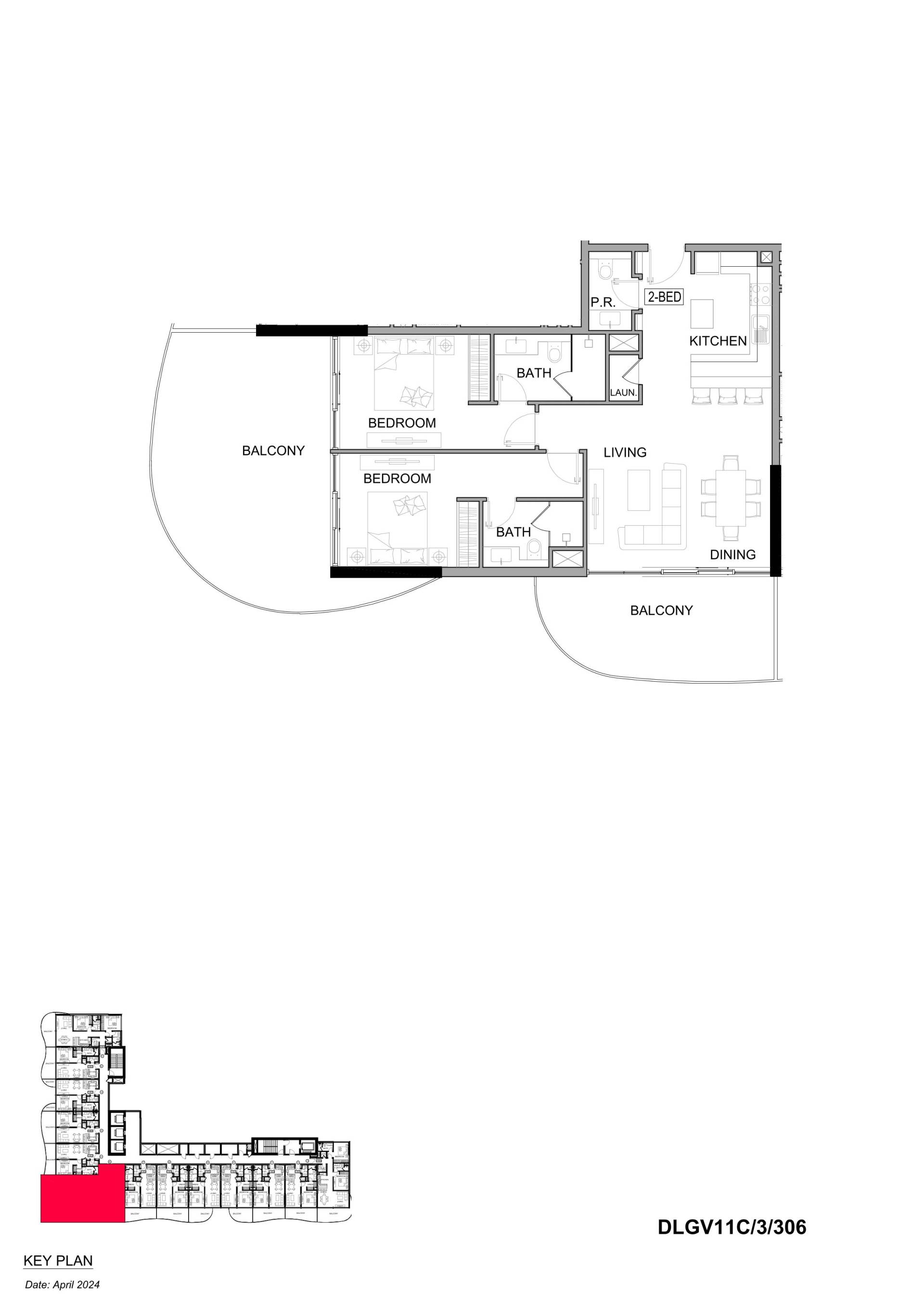 DLGV11C/3/306-DAMAC LAGOONS – Lagoon Views-Dubai