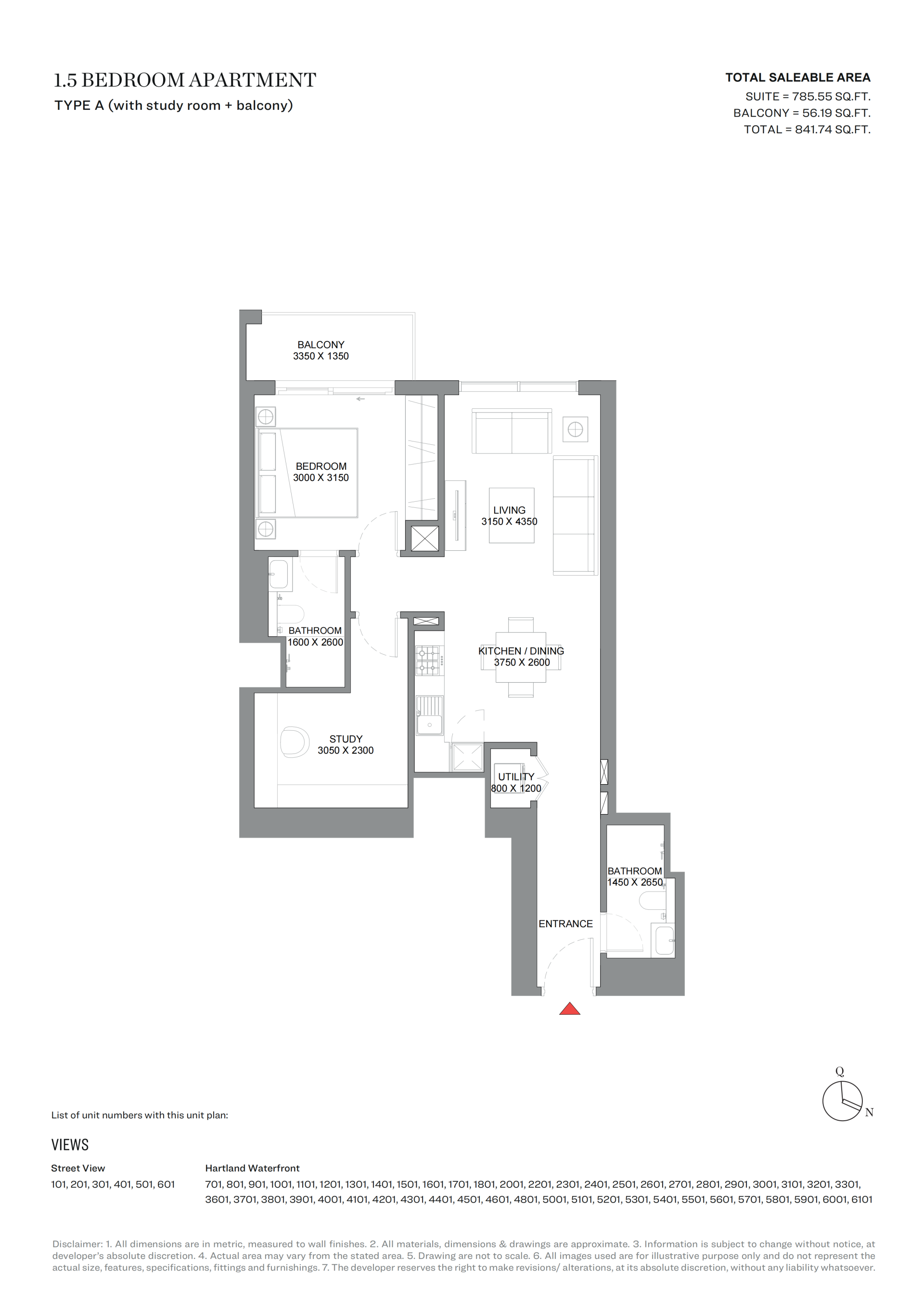 350 RSC-6101-350 Riverside Crescent-Dubai